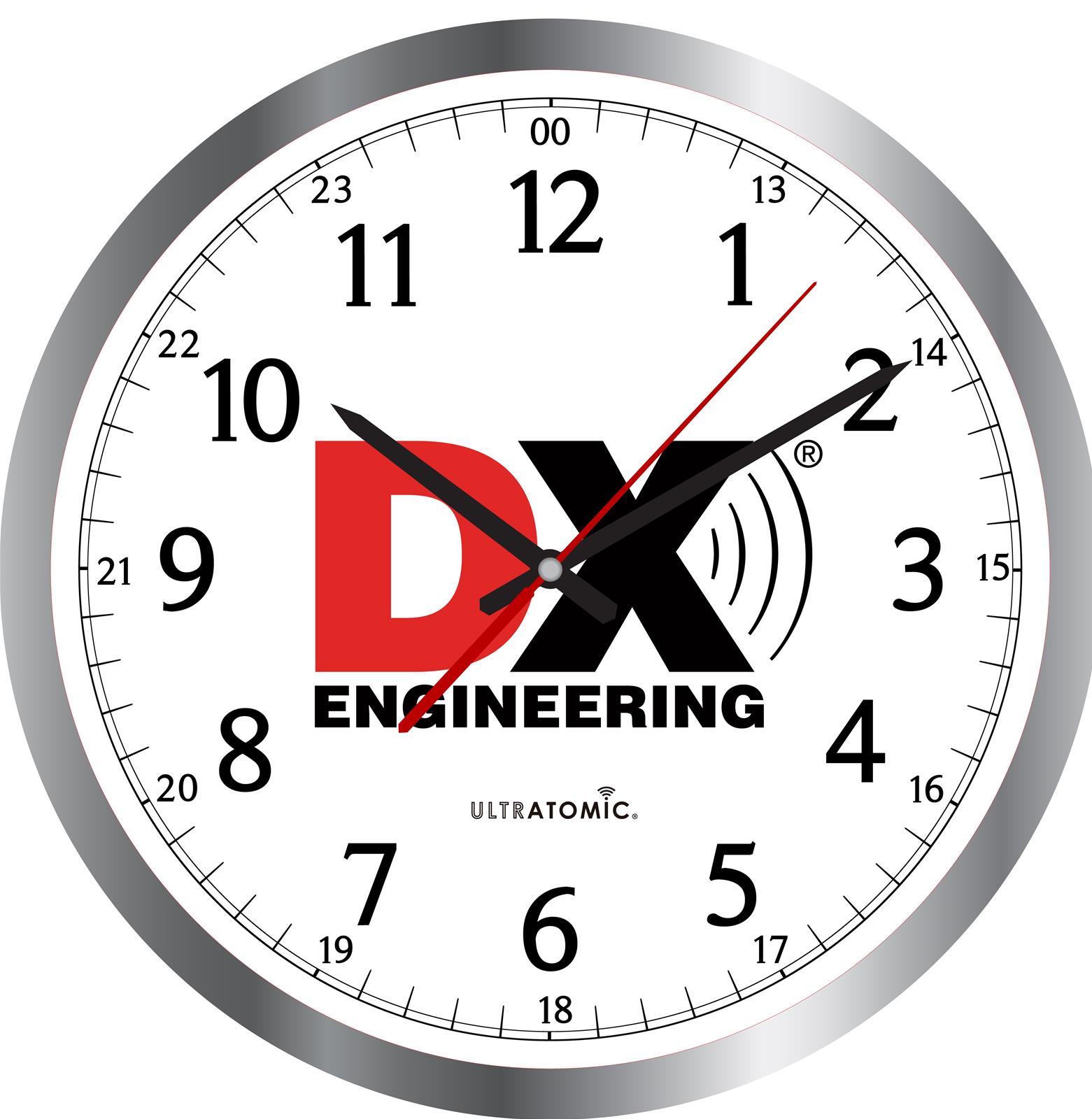 DX Engineering DXE-ATOMIC-CLOCK DX Engineering Logo UltrAtomic® Wall ...