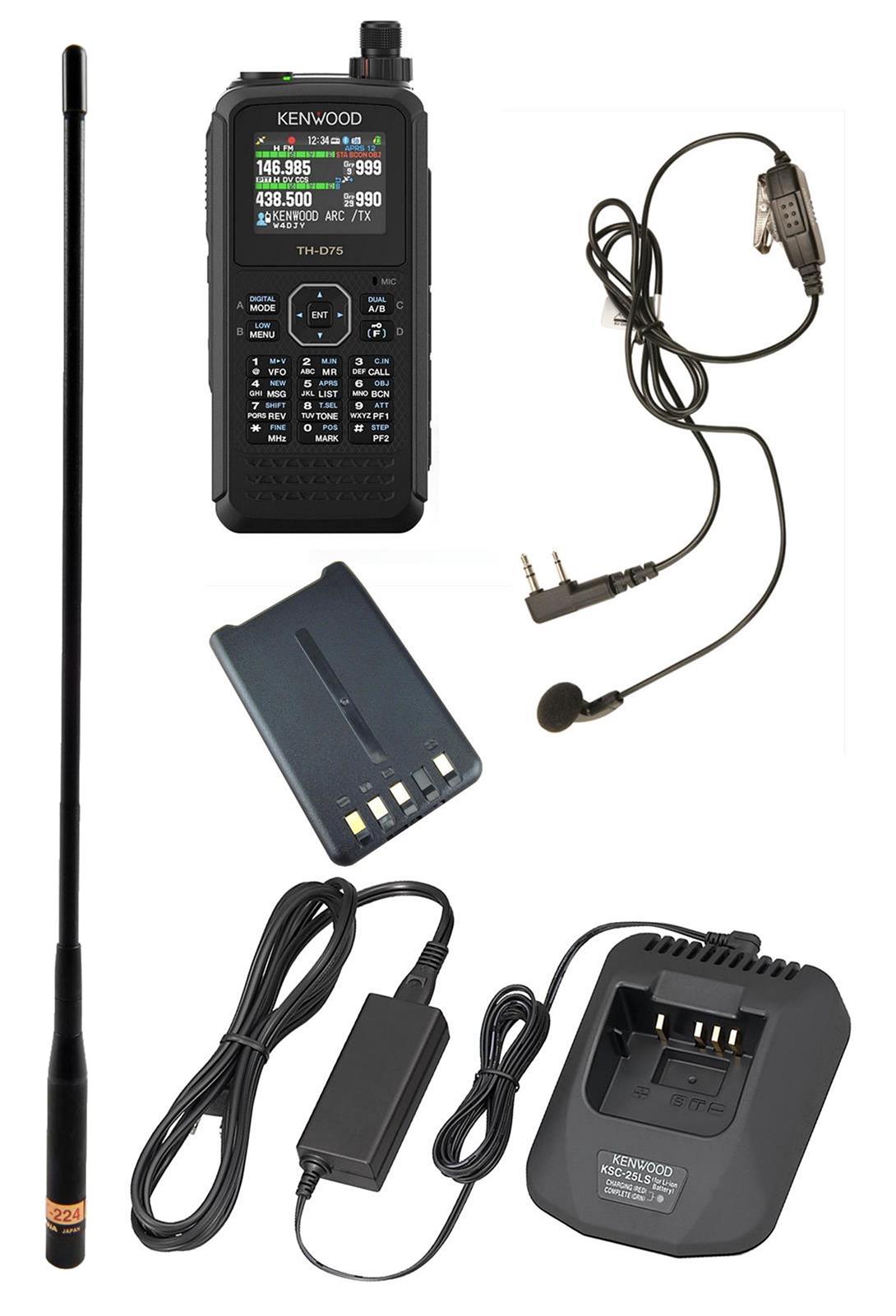 Get Your Kenwood TH-D75A Off The Desk! Sturdy & Simple Desktop Stand