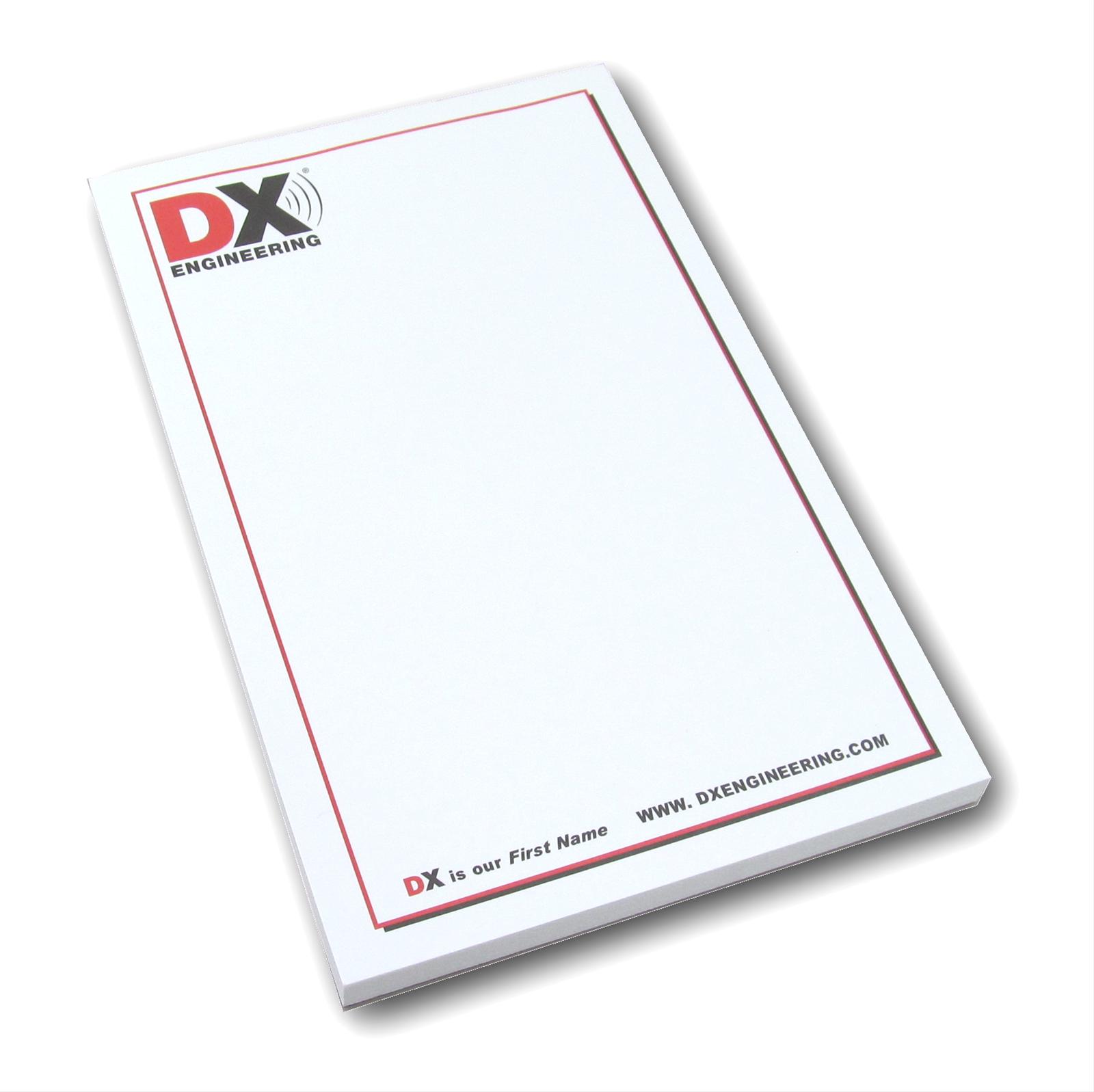 DX Engineering DXENOTEPAD DX Engineering Note Pads DX Engineering