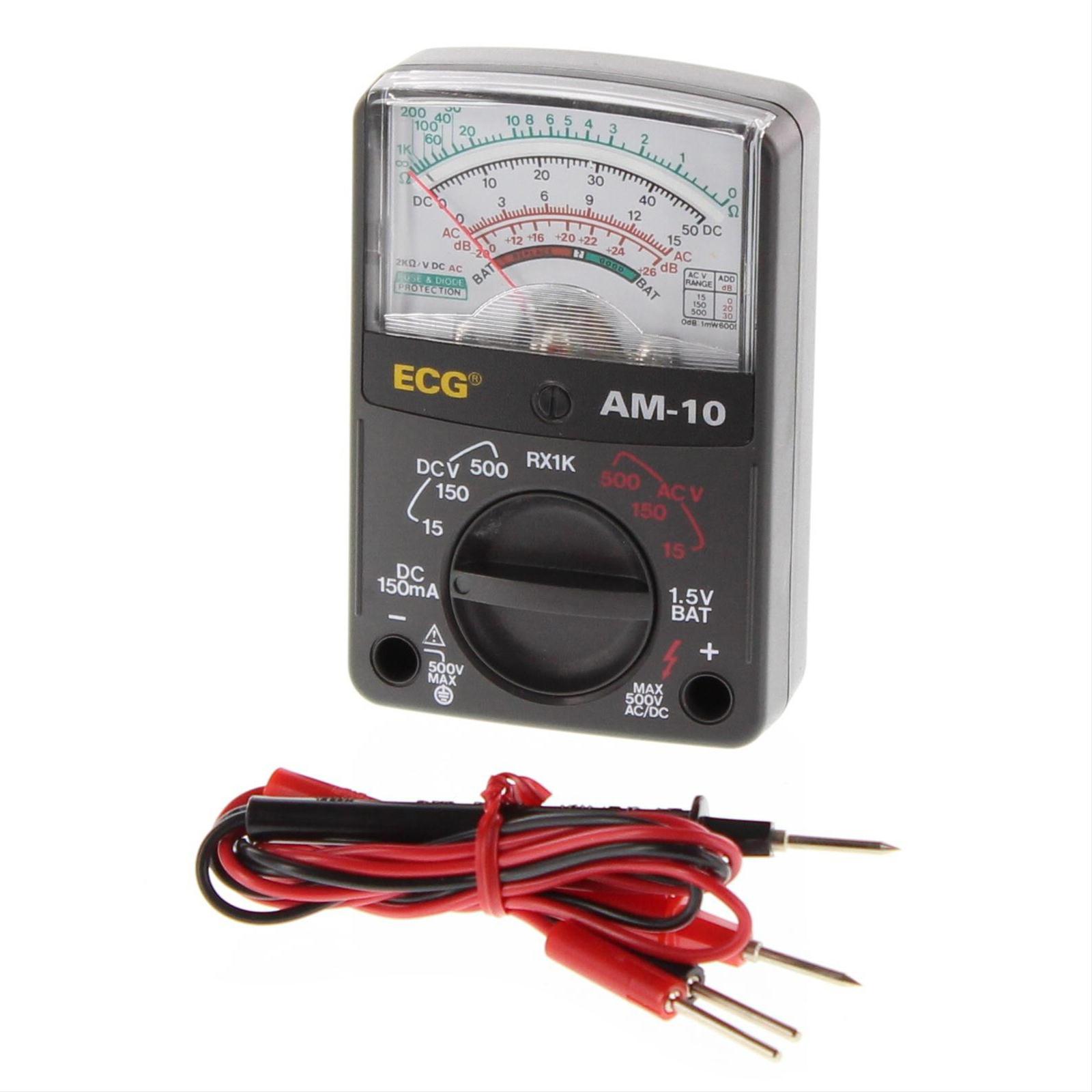 ECG Products AM10 ECG Analog Multimeters DX Engineering