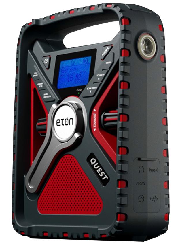 Eton Corporation NFRX5QUEST Eton QUEST AM/FM/NOAA Bluetooth Portable  Emergency Radios | DX Engineering