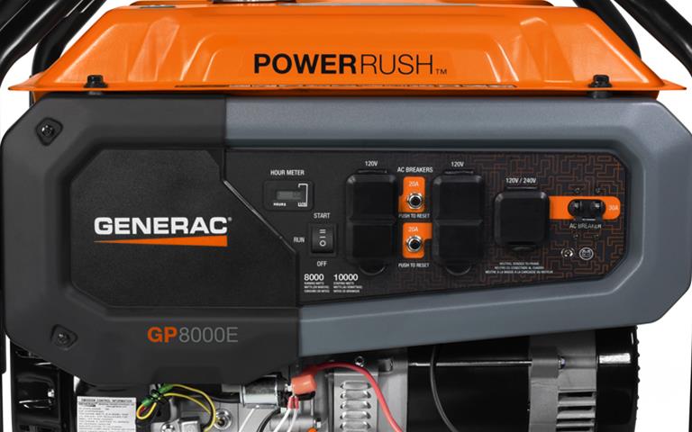 Generac 7676 Generac GP8000E Series Portable Generators | DX Engineering