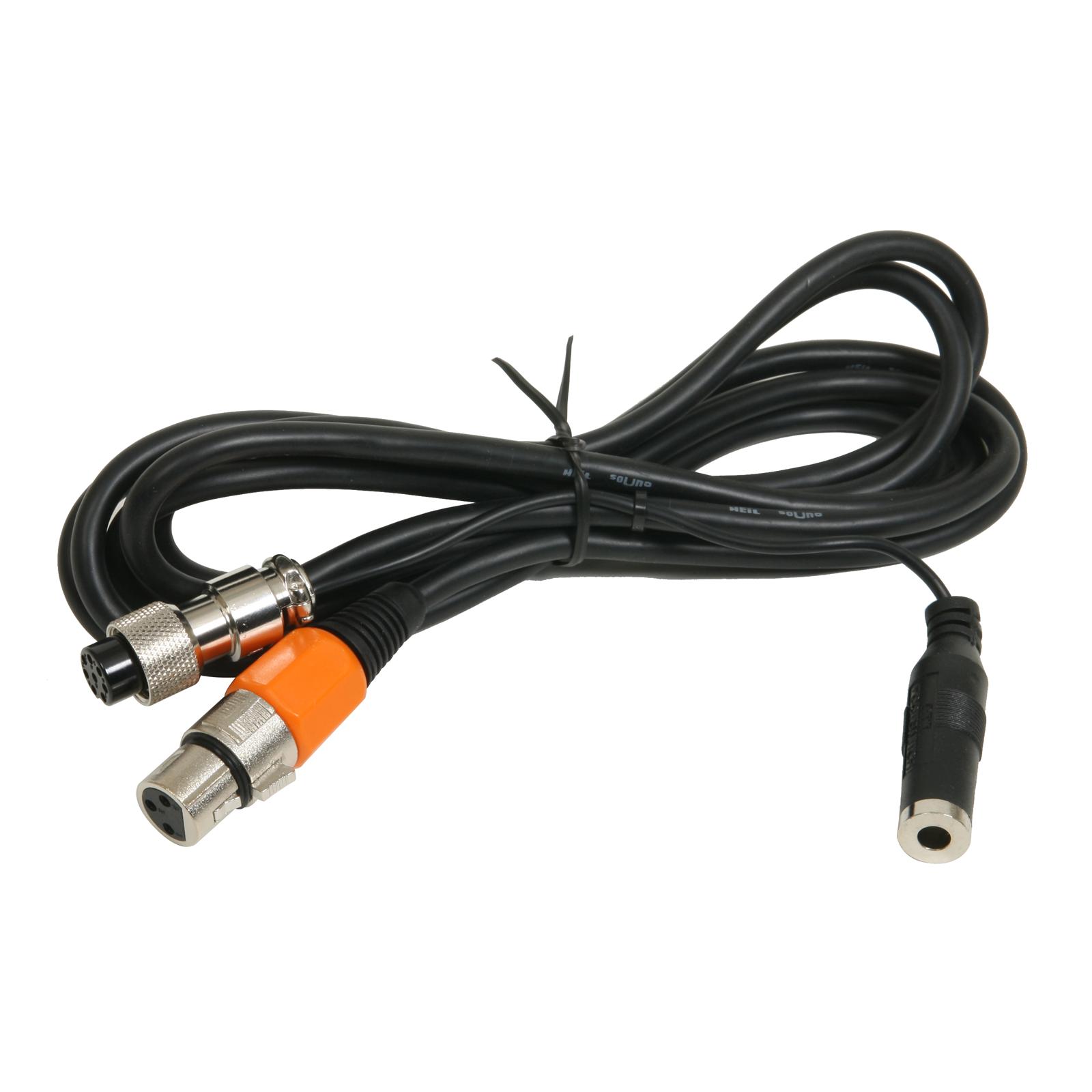 Heil Sound CC-1-XLR-I Mic adapter cable XLR Icom 8-pin round 