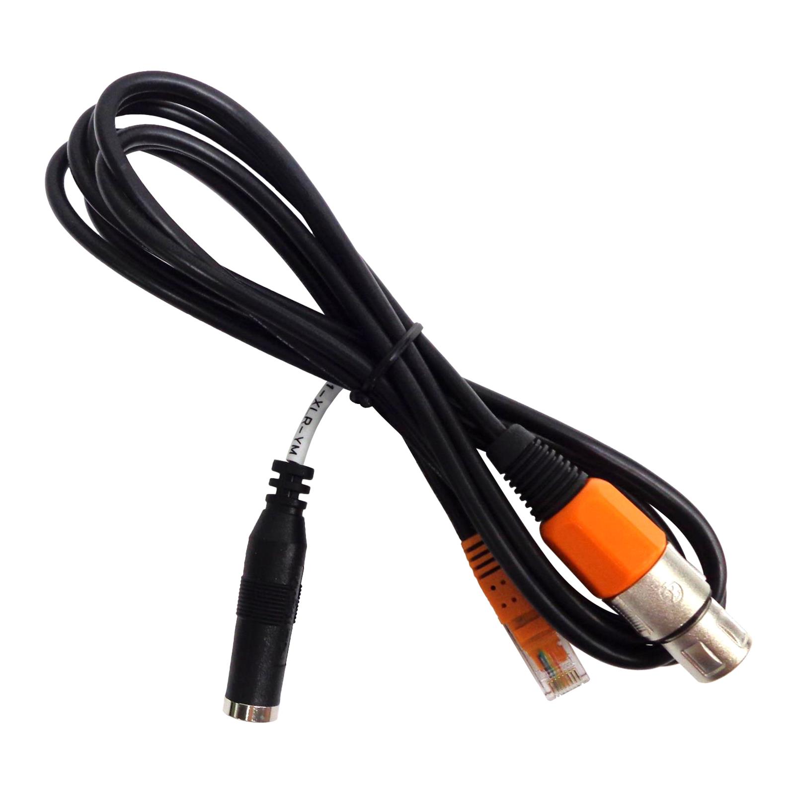 thumbnail image 2 of Heil Sound CC-1-IM Icom Modular Microphone Cable - 8 Foot Icom To XLR 4 Pin Female With PTT Jack 2 of 9