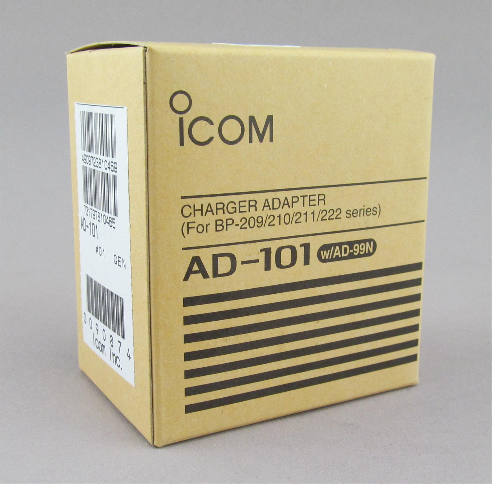 ICOM AD-101 ICOM Handheld Desktop Charger Adapter Cups | DX