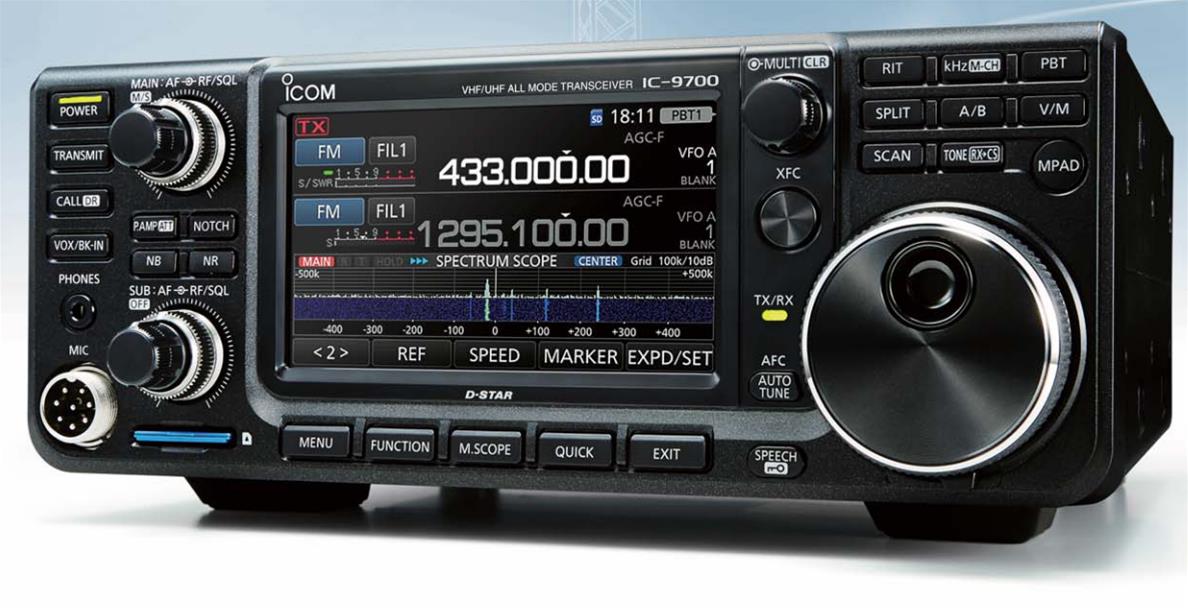 ICOM IC-9700 VHF/UHF/1.2 GHz Transceiver