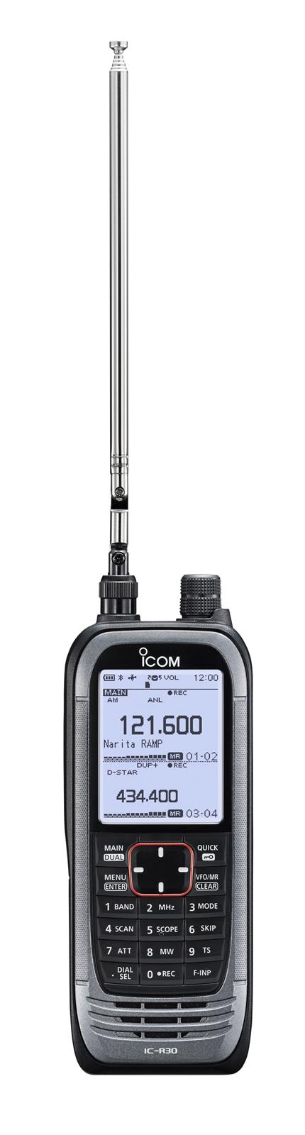 Radio portátil Scanner Receptor Icom IC R30 Dual band – Punto Com