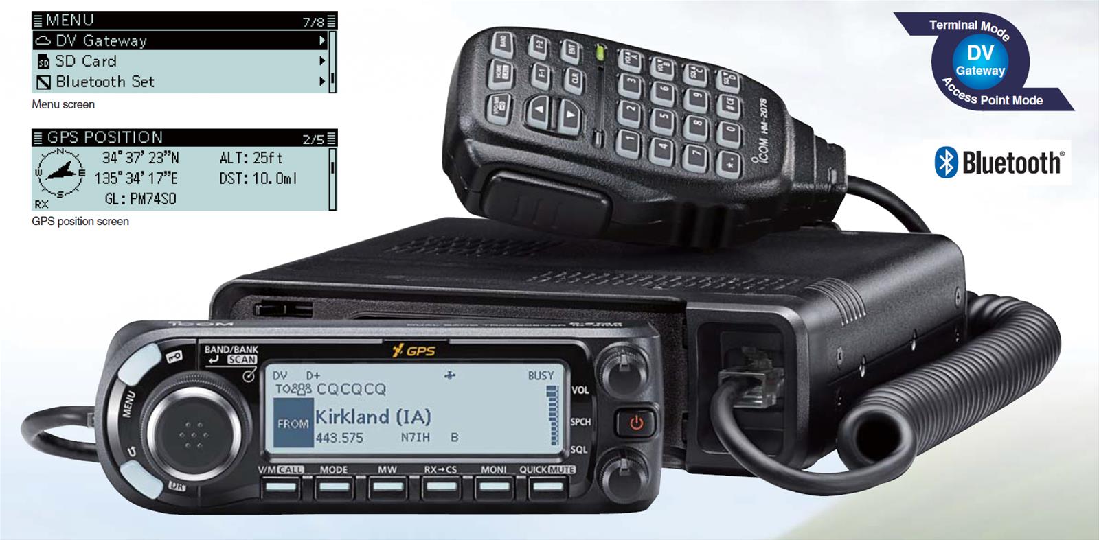 ICOM ID-4100A ICOM ID-4100A VHF/UHF Dual Band Digital Transceivers | DX  Engineering