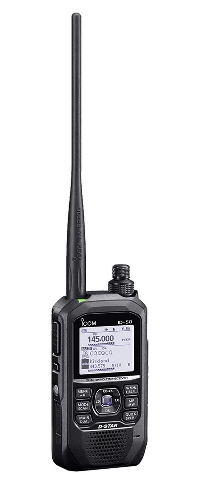 ICOM ID-50A ICOM ID-50A VHF/UHF Multi-Function D-Star Handheld Transceivers  | DX Engineering