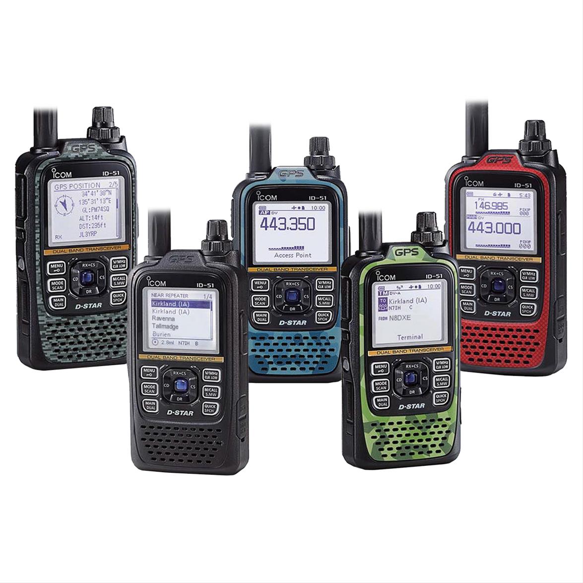 ICOM ID-51A-PLUS2 RED ICOM ID-51A-PLUS2 Handheld Transceivers | DX  Engineering