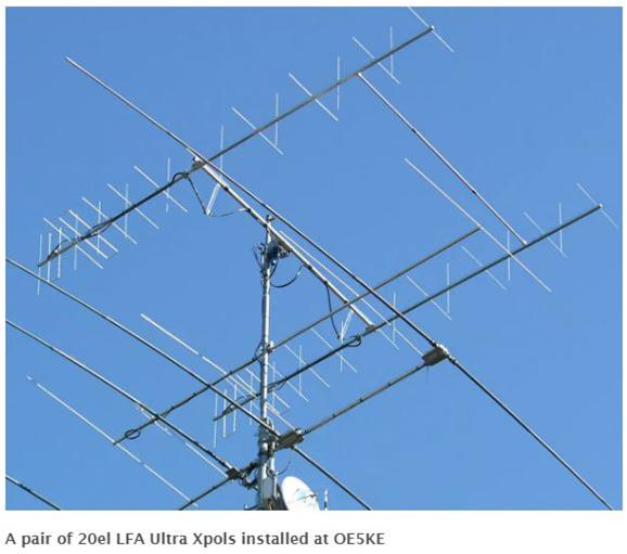 InnovAntennas 18486-0098 InnovAntennas 144MHz 20 Element X-Pol LFA