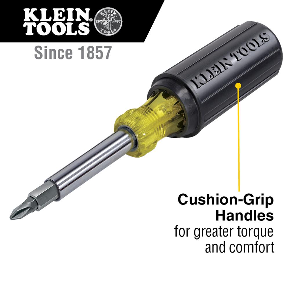 Klein Tools 32500 Klein Tools 11-in-1 Screwdriver/ Nut