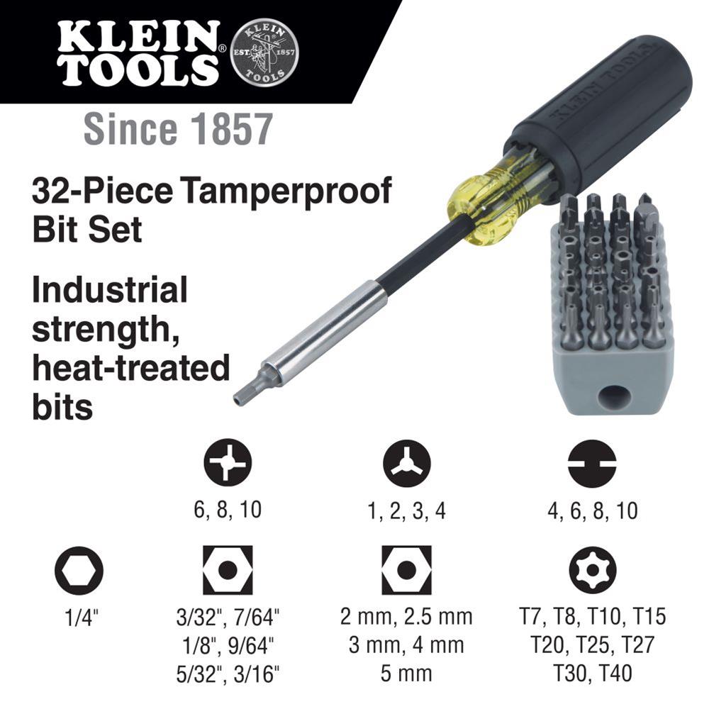 Klein Tools 32510 Klein Tools Magnetic Screwdrivers with 32-Piece