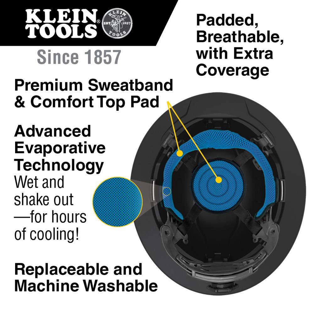Klein Tools 60347 Klein Tools KARBN Series Vented Full Brim Hard