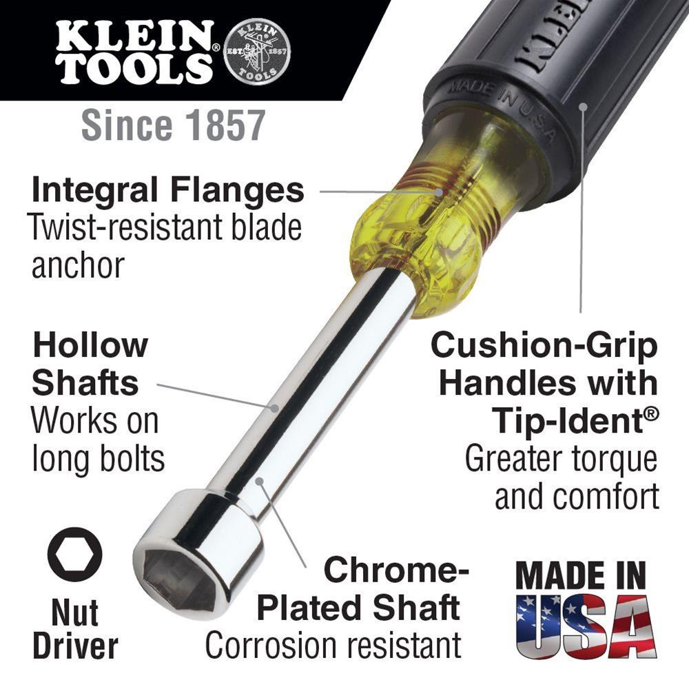 Klein Tools 631 Klein Tools Cushion-Grip Nut Drivers | DX Engineering
