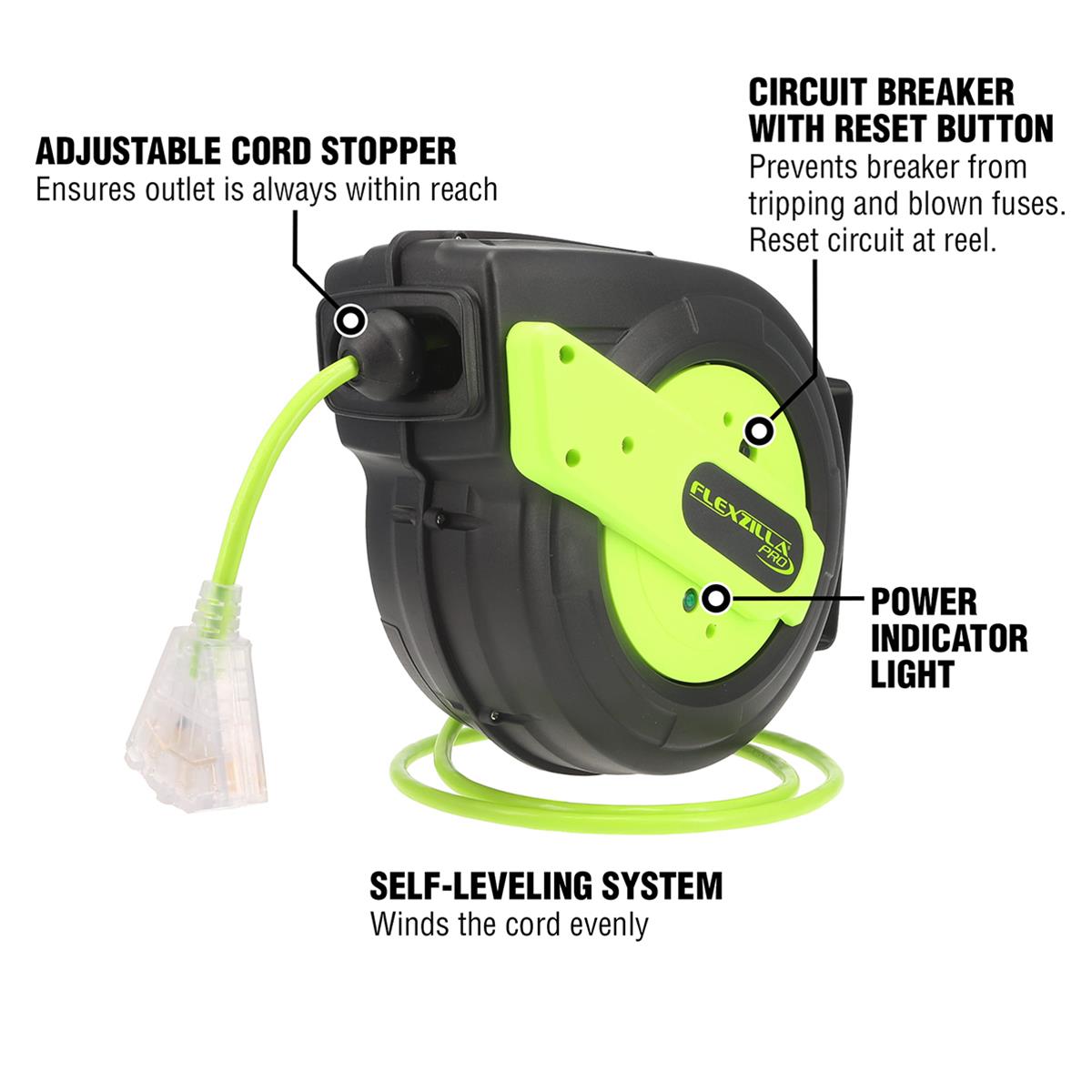 Flexzilla FZ8120603 Flexzilla Retractable Extension Cord