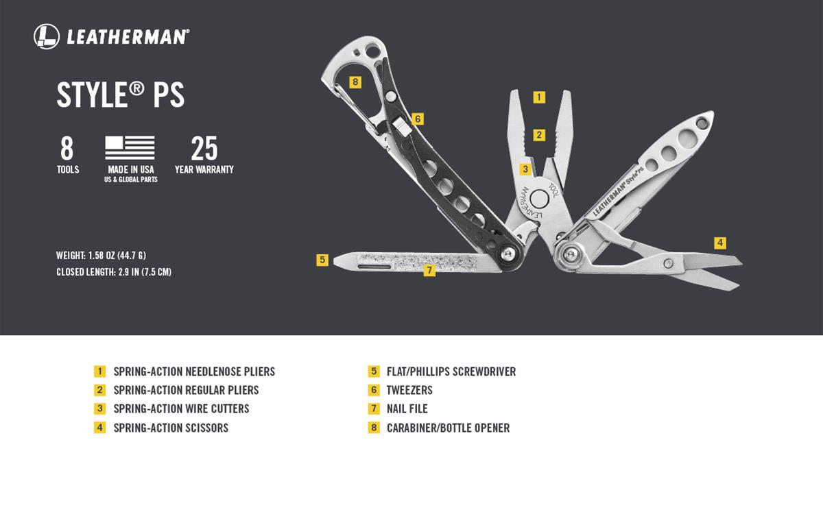Leatherman 831488 Leatherman Style PS Multi-Tools | DX Engineering