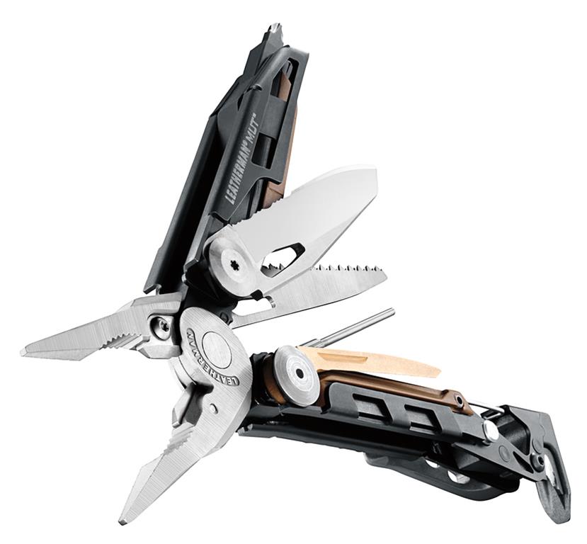 Leatherman MUT Heavy-Duty Multi-Tool, Stainless Steel, Brown