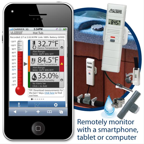 La Crosse Technology D111103E1HT La Crosse Technology Alert Systems