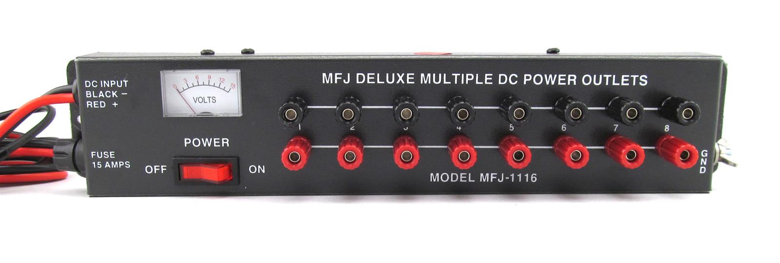MFJ MFJ-1116-OB MFJ DC Multiple Outlet Panels | DX Engineering