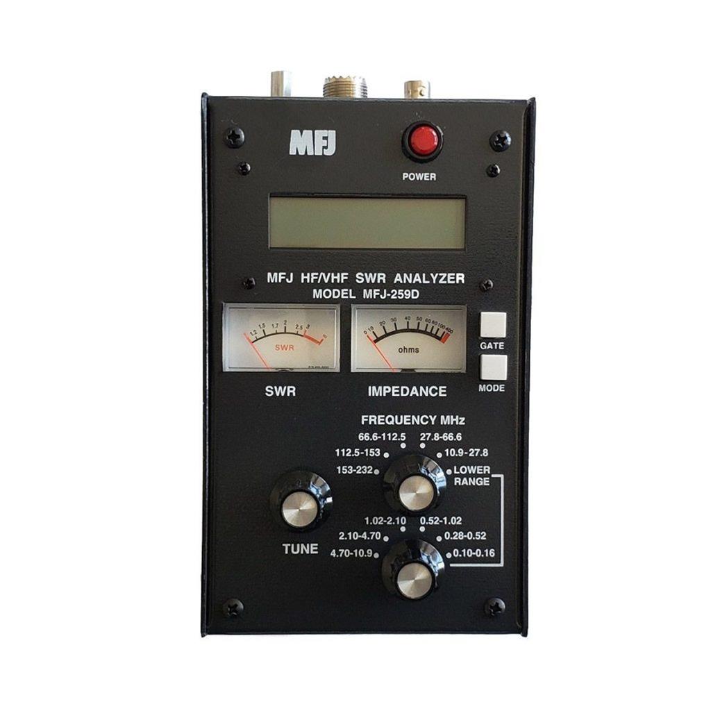 MFJ MFJ259D MFJ 259D 280 kHz 230 MHz plus 2200 Meter Antenna SWR
