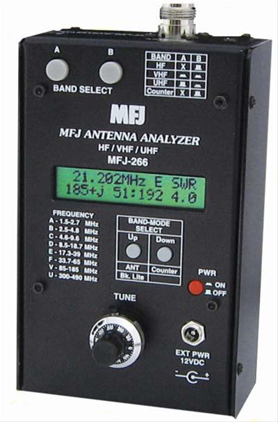 MFJ MFJ-266 MFJ 266 HF/VHF/UHF Antenna Analyzers | DX Engineering