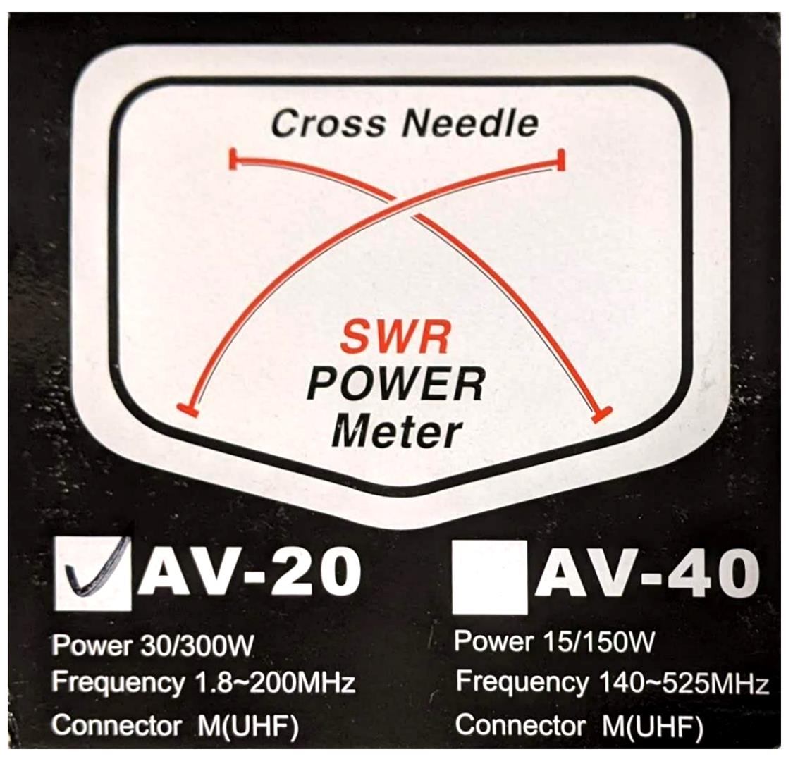 Moonraker 21-410 Moonraker AV-20 SWR Power Meters | DX