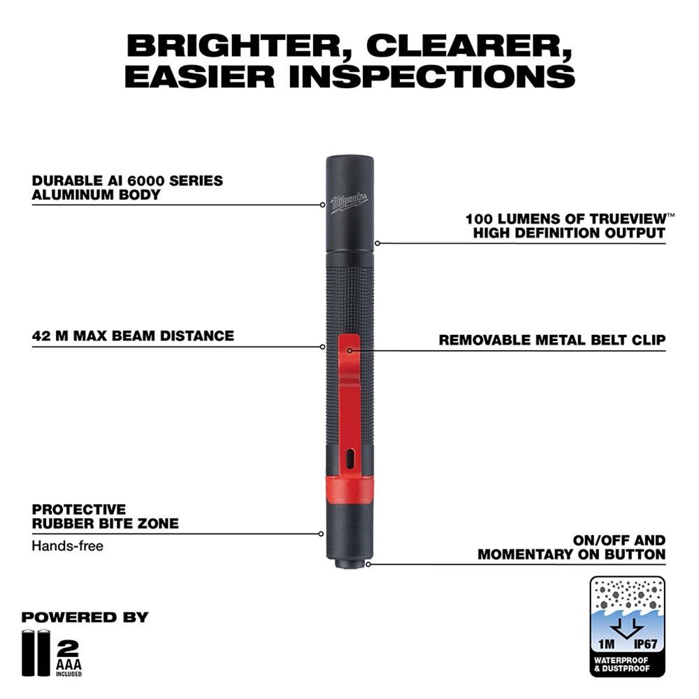Milwaukee Tool 2105 Milwaukee Penlights | DX Engineering