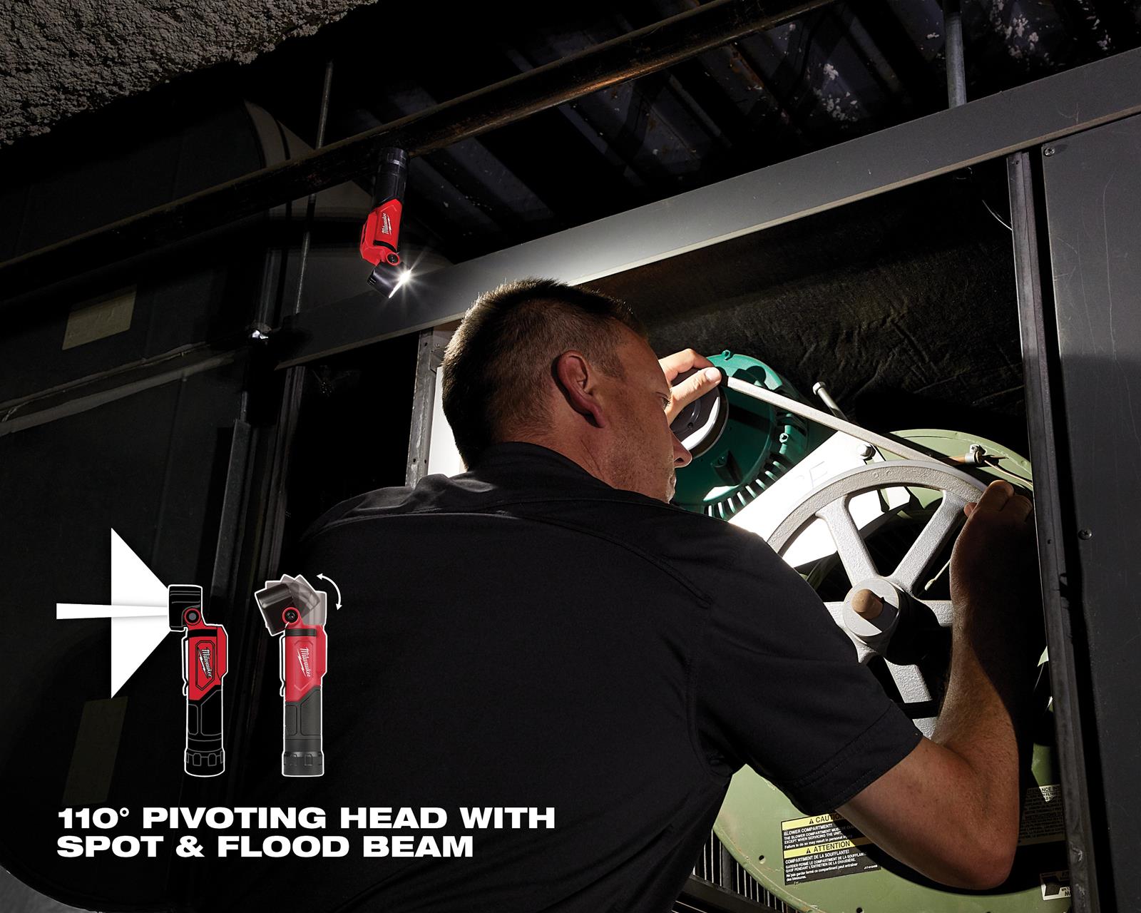 Milwaukee Tool 2113-21 Milwaukee USB Rechargeable Pivoting