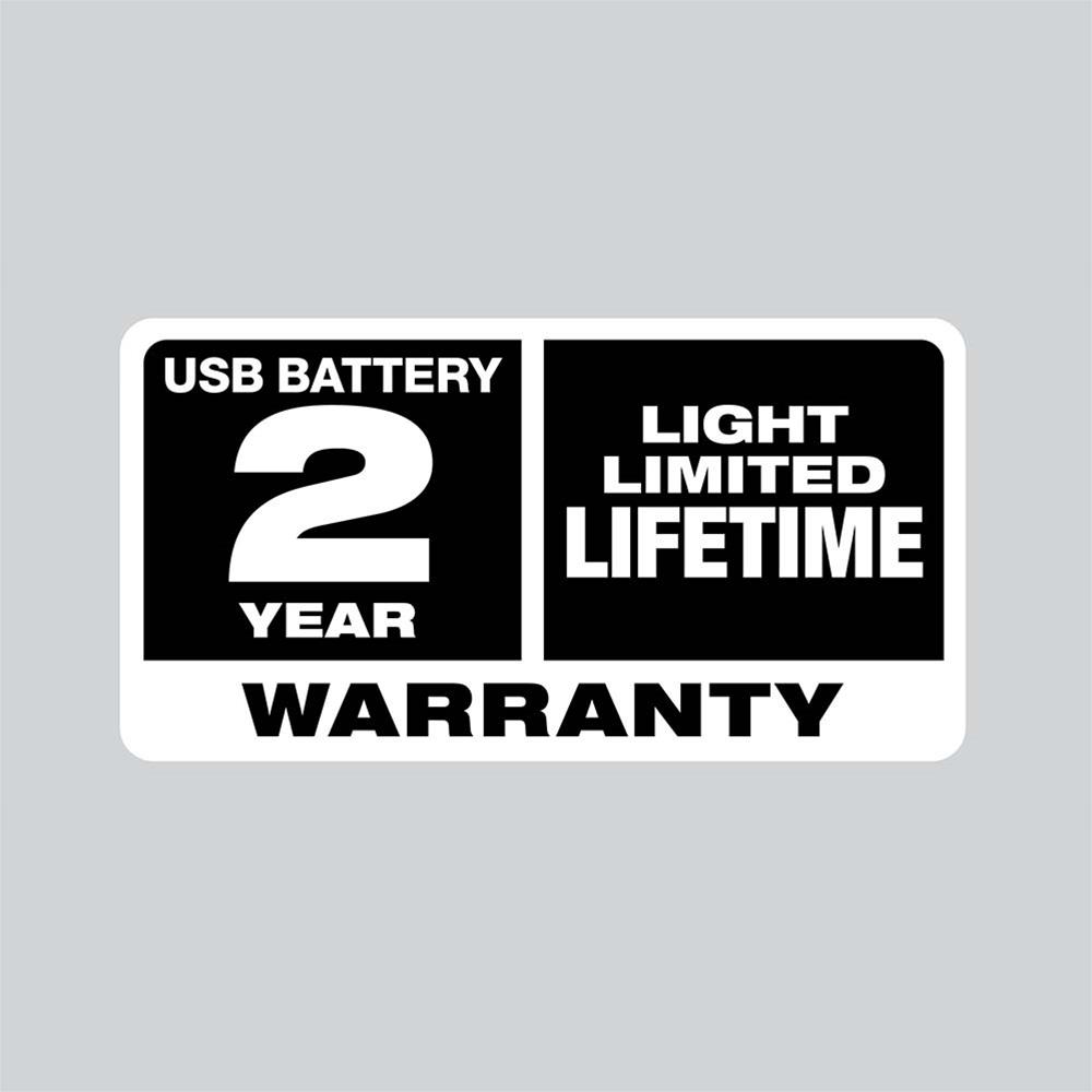 Milwaukee Tool 2116-21 Milwaukee USB Rechargeable Beacon Hard Hat ...