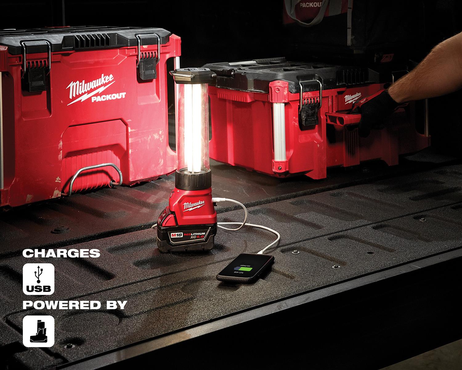 Milwaukee Tool 2363-20 Milwaukee M18 Trouble Lights with USB