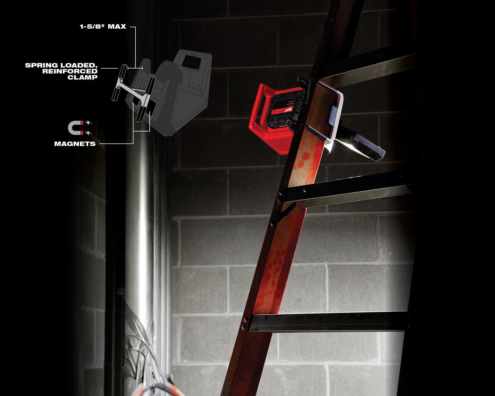Milwaukee Tool 2365-20 Milwaukee M18 ROVER Mounting