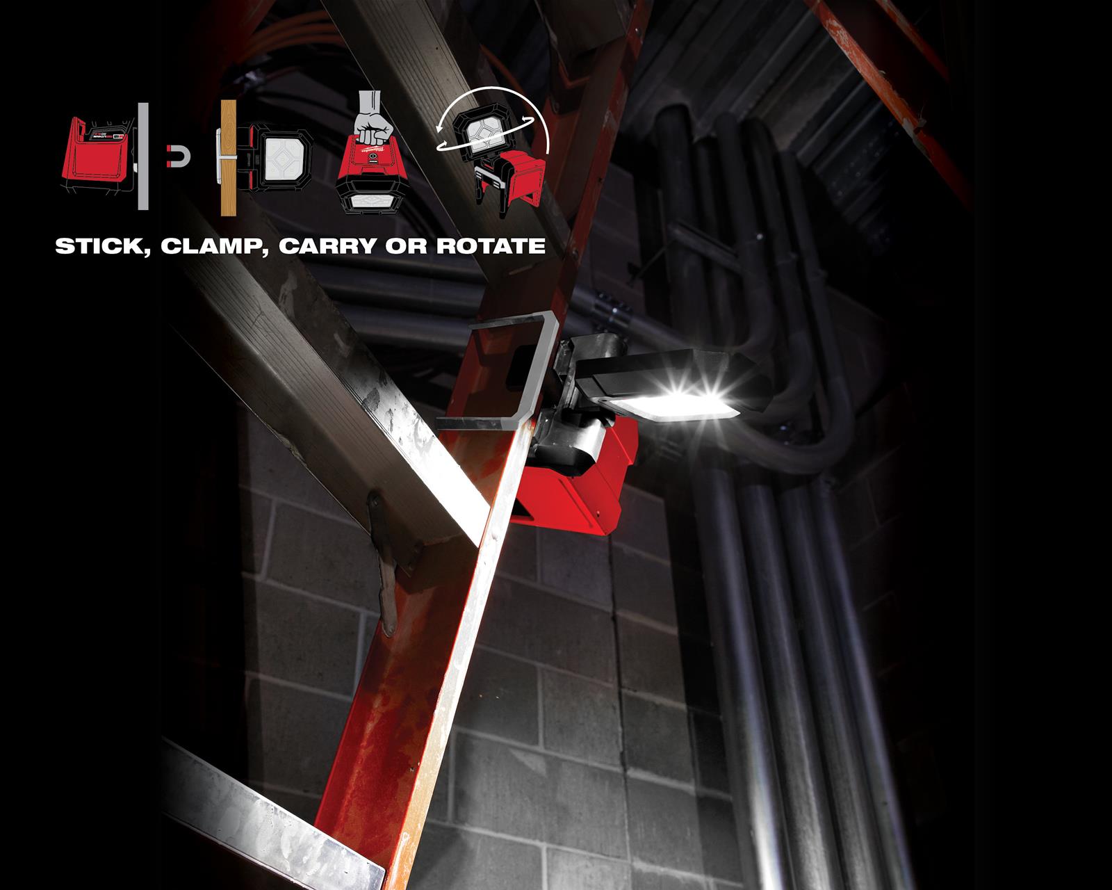 Milwaukee Tool 2365-20 Milwaukee M18 ROVER Mounting