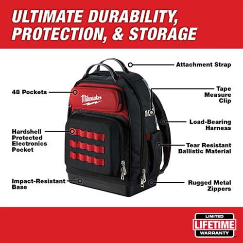 Milwaukee Tool 48-22-8201 Milwaukee Ultimate Jobsite Backpacks