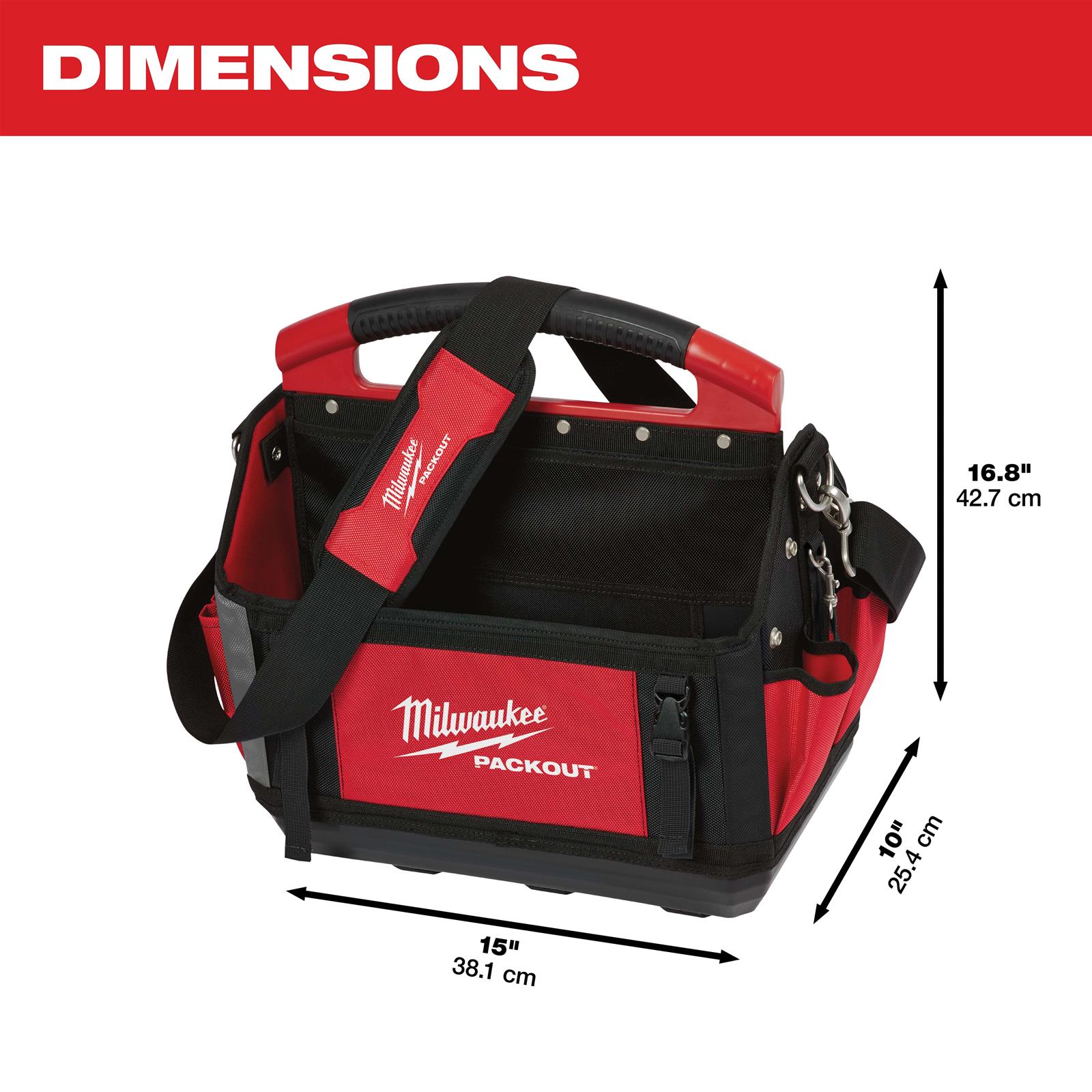 Milwaukee Tool 48-22-8315 Milwaukee PACKOUT Totes | DX Engineering