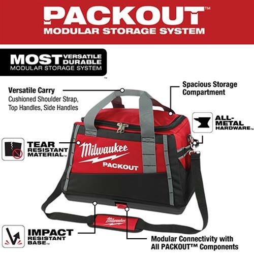Milwaukee Tool 48-22-8322 Milwaukee PACKOUT Tool Bags | DX Engineering