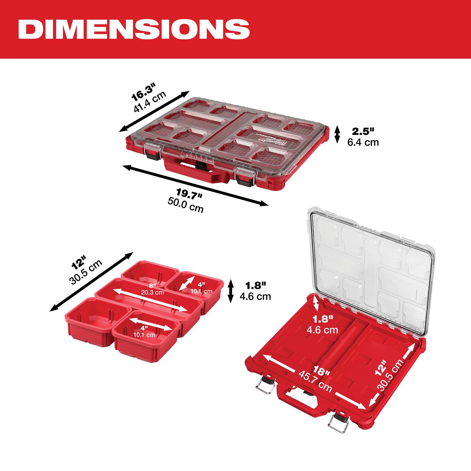 Milwaukee Tool 48228431 Milwaukee PACKOUT Organizers DX Engineering