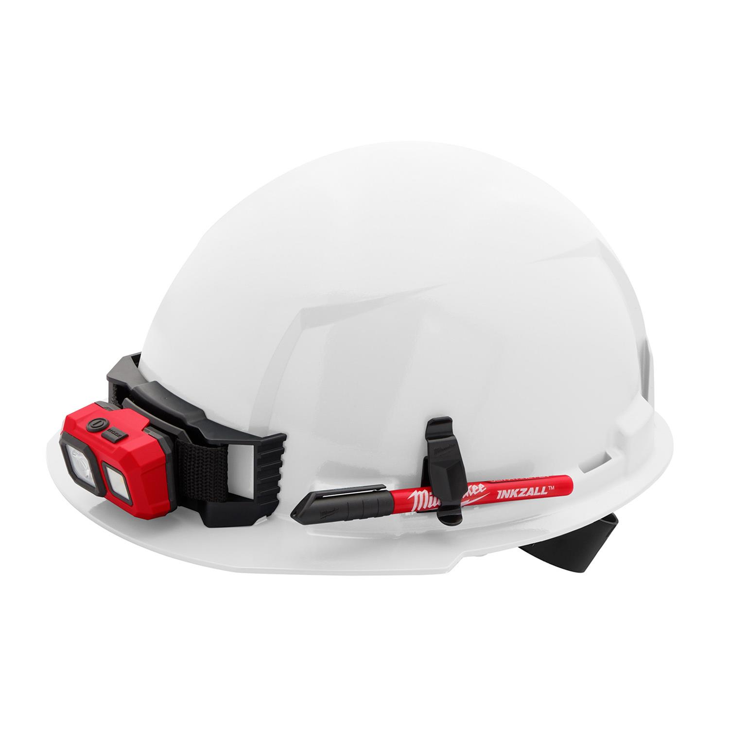 Milwaukee Tool 48731100 Milwaukee Front Brim Hard Hats with 4Point