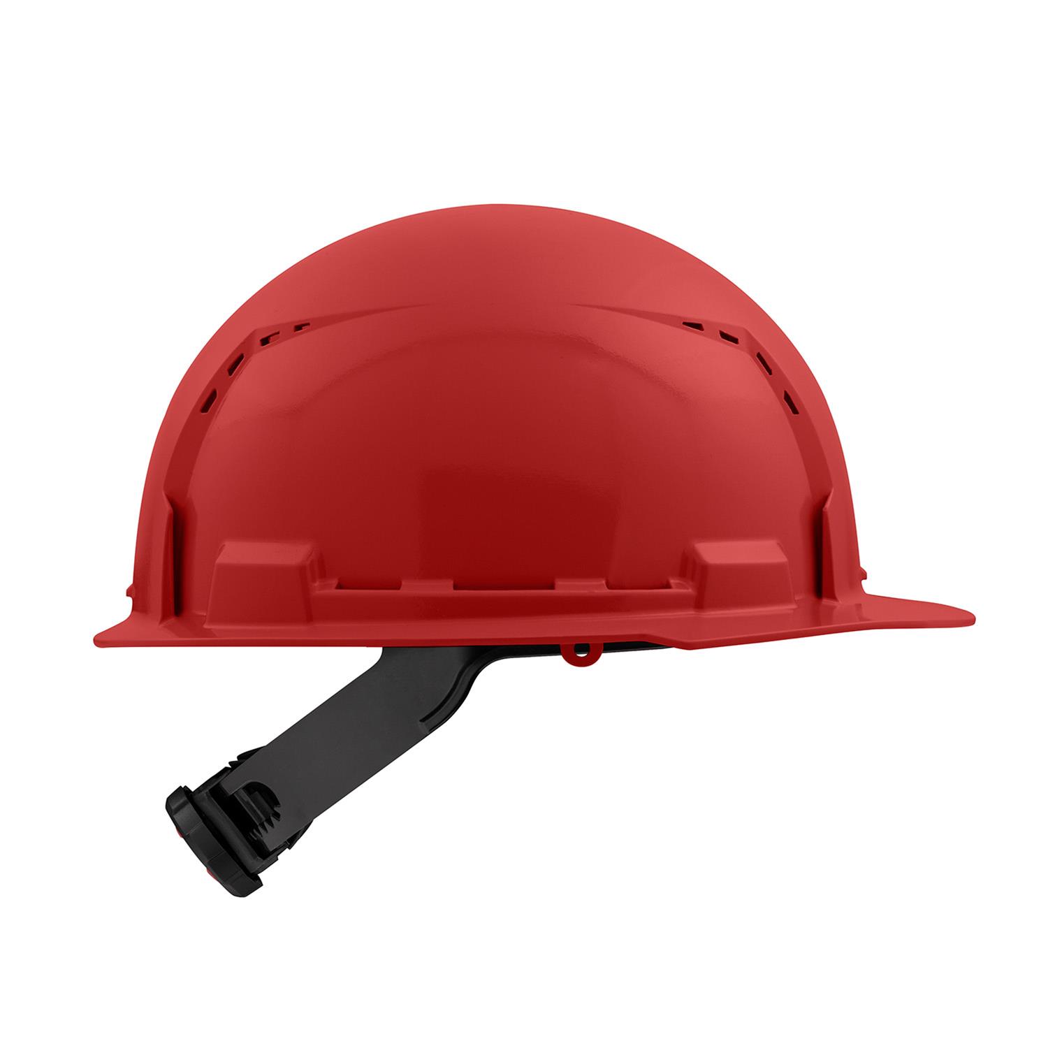 Milwaukee Tool 48731208 Milwaukee Front Brim Vented Hard Hats with 4