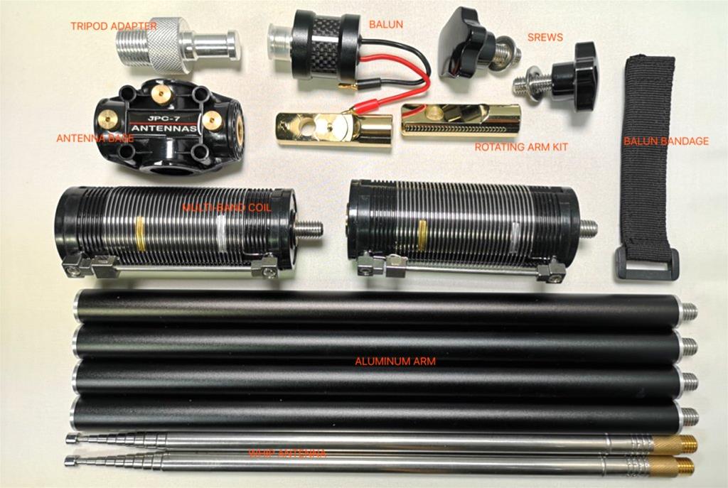 Chelegance Ch0010004 Chelegance Jpc 7 Portable Hf Dipole Antenna Dx Engineering 2151