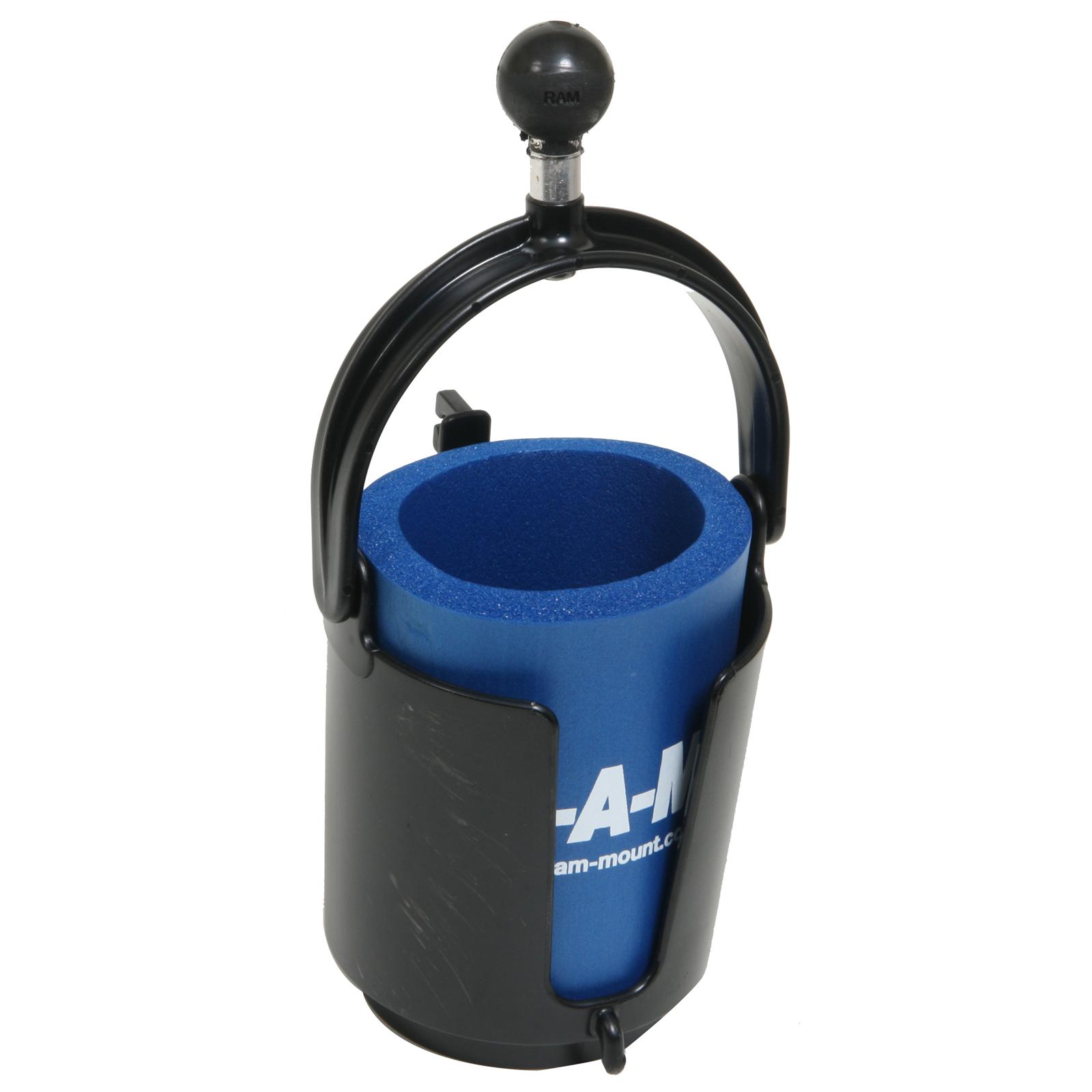 Ram Mounts RAMB132BU Ram Mounts SelfLeveling Drink Cup Holders DX