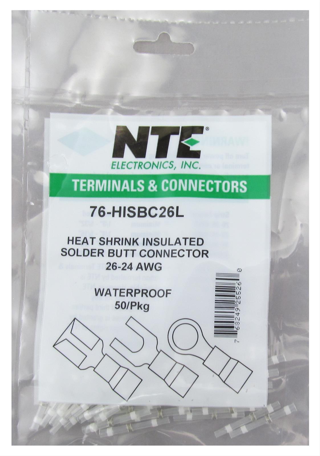 NTE Electronics Inc. 76HISBC26L NTE Electronics Heat Shrink Self