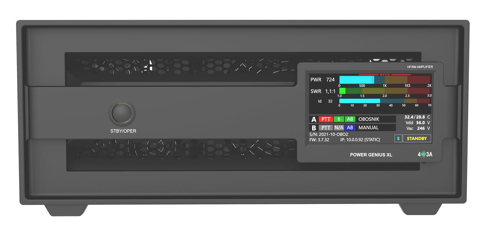 4O3A PGXL-SO2R 4O3A Power Genius XL HF/6M SO2R Amplifiers | DX
