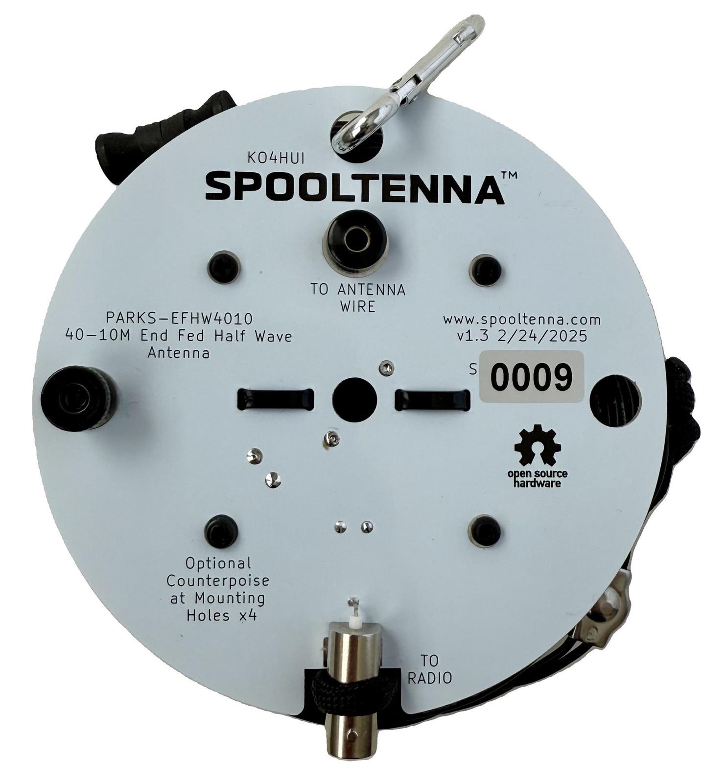 Spooltenna PARKEFHW4010 Spooltenna Parks-EFHW4010 End Fed