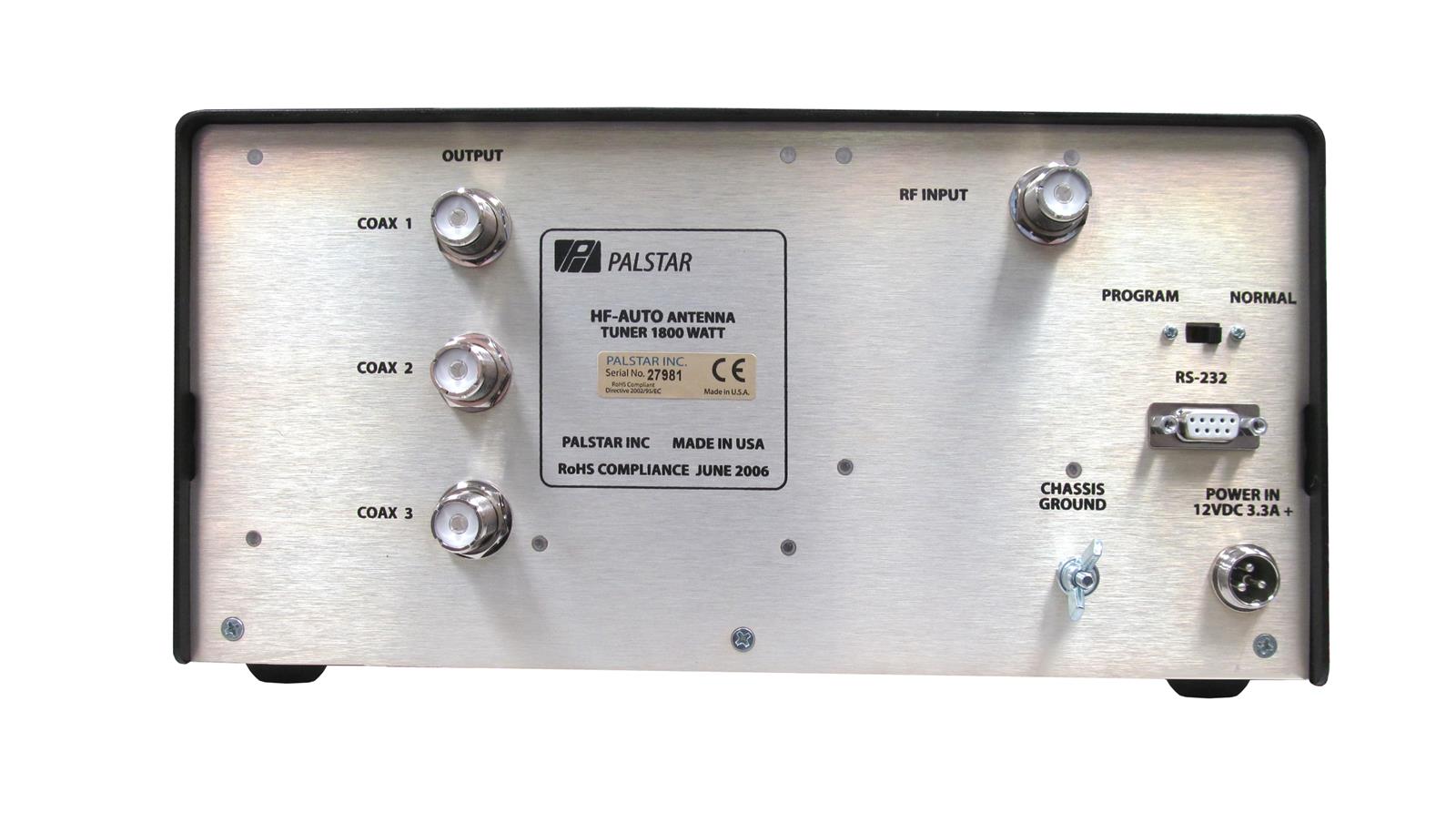 Palstar HFAUTO Palstar HFAuto 1800 Watt Automatic Antenna Tuners DX