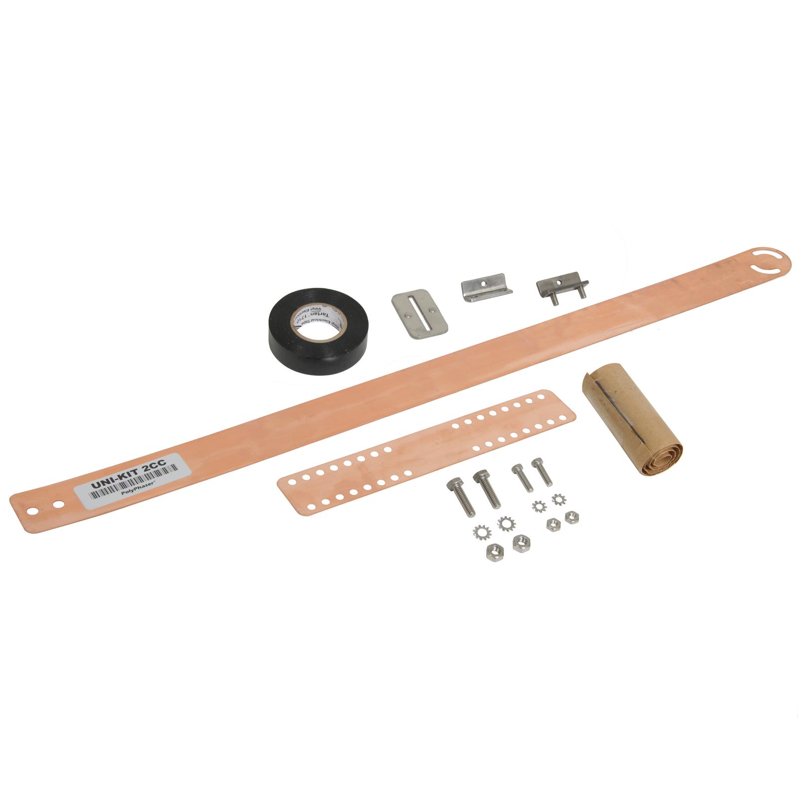 PolyPhaser UNIKIT2CC PolyPhaser Coax Shield Grounding Kits DX