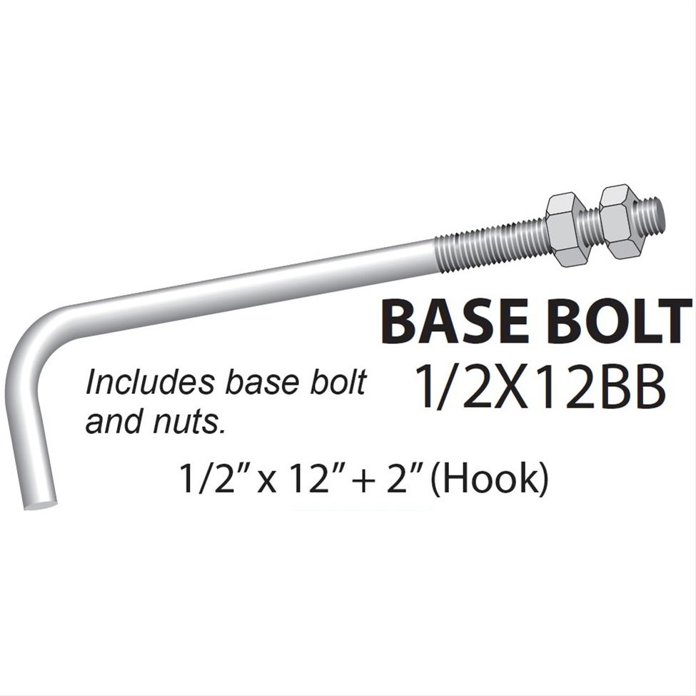 ROHN GAS4303 Screw Anchor - 1/2" Diameter X 30" Long Hot-Dip Galvanized Ground Anchor
