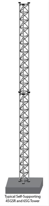 ROHN 45SR040 ROHN G-Series Self-Supporting Towers | DX Engineering