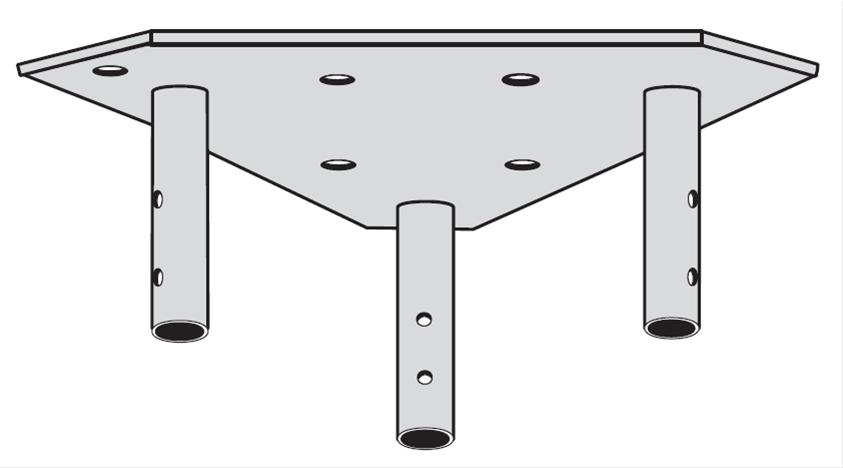 ROHN APL-55G ROHN APL55G Tower Top Plates | DX Engineering