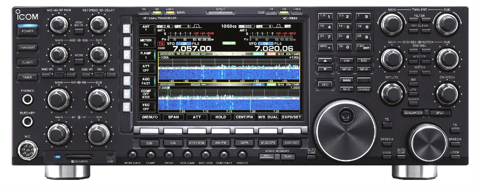 ICOM IC-7851 HF/50MHz Transceivers